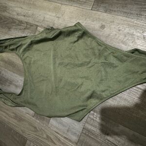 Aerie Olive Green One Piece Swimsuit